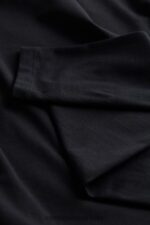Apparel CA Intimissimi Men Long-Sleeve Stretch Supima Cotton Top 019-Black DD6R6T279 - Image 4