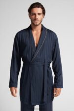 Apparel CA Intimissimi Men Modal negligee 095I-Dark Blue DD6R6T310