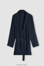 Apparel CA Intimissimi Men Modal negligee 095I-Dark Blue DD6R6T310 - Image 4