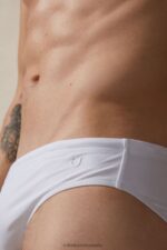 Apparel CA Intimissimi Men Plain Swim Briefs 001-White DD6R6T449 - Image 3