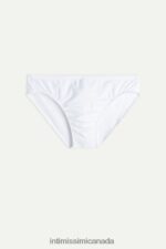 Apparel CA Intimissimi Men Plain Swim Briefs 001-White DD6R6T449 - Image 6