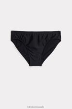 Apparel CA Intimissimi Men Plain Swim Briefs 019-Black DD6R6T450 - Image 5
