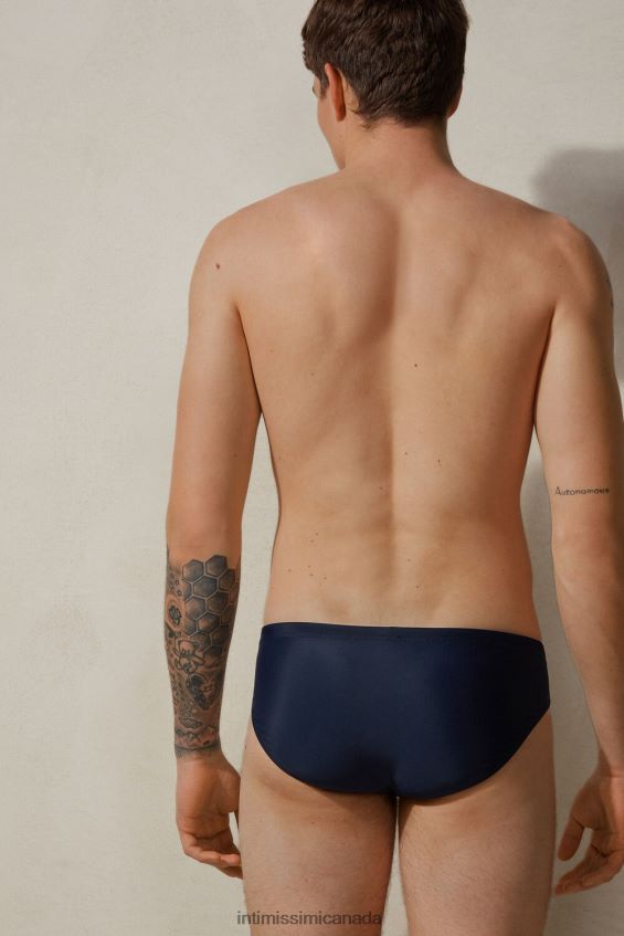 Apparel CA Intimissimi Men Plain Swim Briefs 1467-Intense Blue DD6R6T451 - Image 4