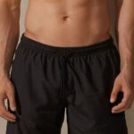 Apparel CA Intimissimi Men Solid-Colour Swim Shorts 019-Black DD6R6T446