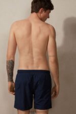 Apparel CA Intimissimi Men Solid-Colour Swim Shorts 1467-Intense Blue DD6R6T447 - Image 4