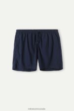 Apparel CA Intimissimi Men Solid-Colour Swim Shorts 1467-Intense Blue DD6R6T447 - Image 5