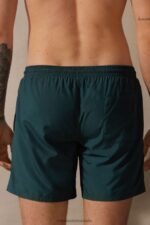 Apparel CA Intimissimi Men Solid-Colour Swim Shorts 4369-Dark Green DD6R6T445 - Image 4
