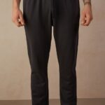 Apparel CA Intimissimi Men Washed Collection Long Fleece Pants 762I-Grey DD6R6T187