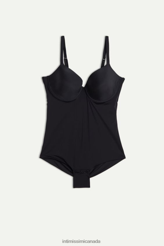Apparel CA Intimissimi Women Francesca Ultralight Microfibre Body 019-Black DD6R6T1239 - Image 5