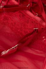 Apparel CA Intimissimi Women Sinful Fantasies Suspenders 9888-Sealing Wax Red DD6R6T886 - Image 6