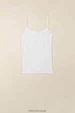 Apparel CA Intimissimi Women Ultralight Microfibre Top 001-White DD6R6T1280 - Image 5