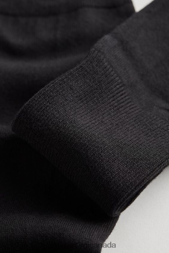 Socks CA Intimissimi Men Long Warm Cotton Socks 019-Black DD6R6T376 - Image 2