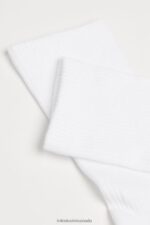 Socks CA Intimissimi Men Terry Cotton Short Socks 001-White DD6R6T358 - Image 3