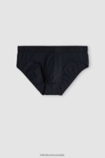 Underwear CA Intimissimi Men Microfiber Briefs with Logo Detail 800-Midnight Blue DD6R6T147 - Image 4