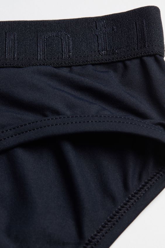 Underwear CA Intimissimi Men Microfiber Briefs with Logo Detail 800-Midnight Blue DD6R6T147 - Image 5