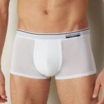 Underwear CA Intimissimi Men Super Fresh Micro-Mesh Boxers 001-White DD6R6T97