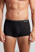 Underwear CA Intimissimi Men Super Fresh Micro-Mesh Boxers 019-Black DD6R6T96