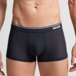 Underwear CA Intimissimi Men Super Fresh Micro-Mesh Boxers 800-Midnight Blue DD6R6T95