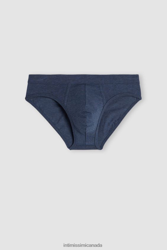 Underwear CA Intimissimi Men Supima Cotton Briefs 5210-Denim Blue Blend DD6R6T135 - Image 4