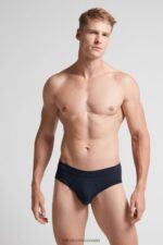 Underwear CA Intimissimi Men Supima Cotton Briefs 800-Midnight Blue DD6R6T143 - Image 2