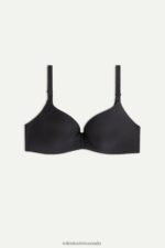 Underwear CA Intimissimi Women Adele Ultralight Microfibre Triangle Bra 019-Black DD6R6T726 - Image 6