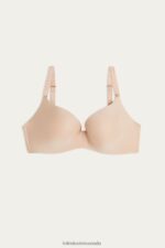 Underwear CA Intimissimi Women Adele Ultralight Microfibre Triangle Bra 044-Soft Beige DD6R6T724 - Image 6
