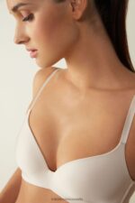 Underwear CA Intimissimi Women Adele Ultralight Microfibre Triangle Bra 2280-Pink Silk DD6R6T701 - Image 3
