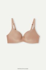 Underwear CA Intimissimi Women Adele Ultralight Microfibre Triangle Bra 417I-Medium Beige DD6R6T492
