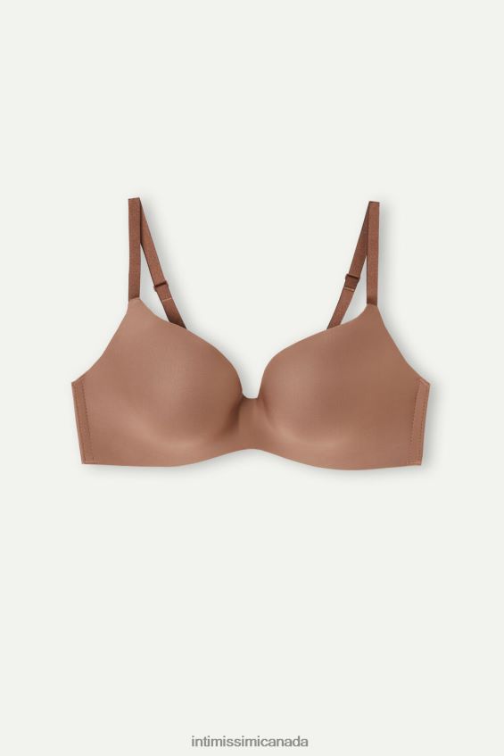 Underwear CA Intimissimi Women Adele Ultralight Microfibre Triangle Bra 502I-Dark Beige DD6R6T487 - Image 1