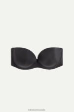 Underwear CA Intimissimi Women Anna Ultralight Microfibre Bandeau Bra 019-Black DD6R6T732 - Image 6