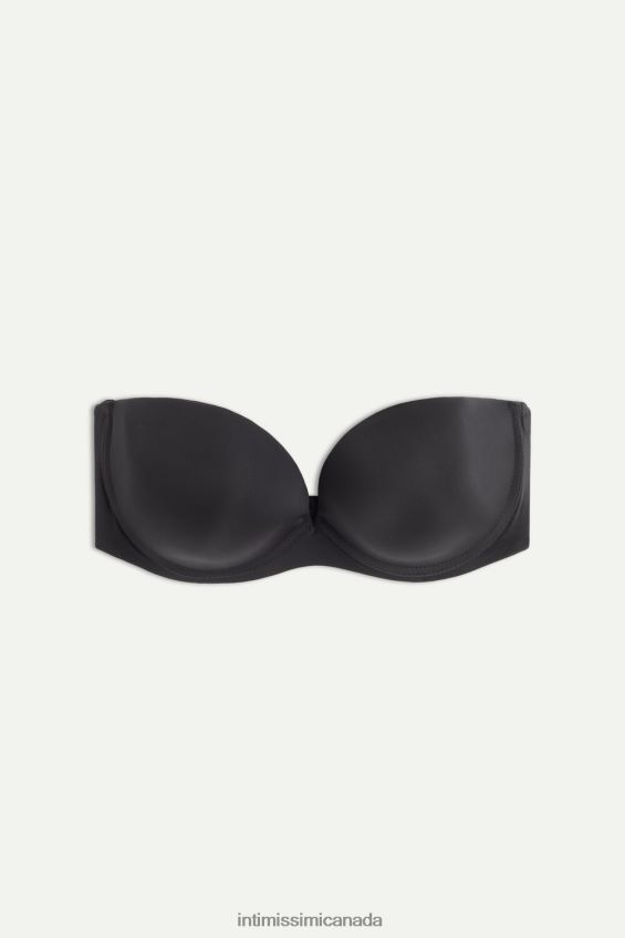 Underwear CA Intimissimi Women Anna Ultralight Microfibre Bandeau Bra 019-Black DD6R6T732 - Image 6