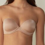 Underwear CA Intimissimi Women Anna Ultralight Microfibre Bandeau Bra 044-Soft Beige DD6R6T735