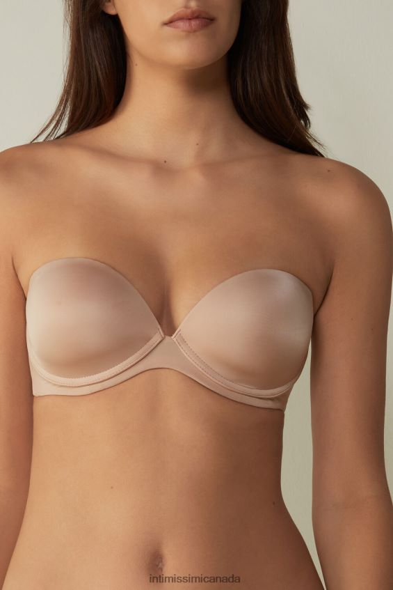 Underwear CA Intimissimi Women Anna Ultralight Microfibre Bandeau Bra 044-Soft Beige DD6R6T735 - Image 1