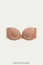 Underwear CA Intimissimi Women Anna Ultralight Microfibre Bandeau Bra 417I-Medium Beige DD6R6T731 - Image 6