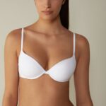 Underwear CA Intimissimi Women Bellissima C Cup Cotton Push-Up Bra 001-White DD6R6T832