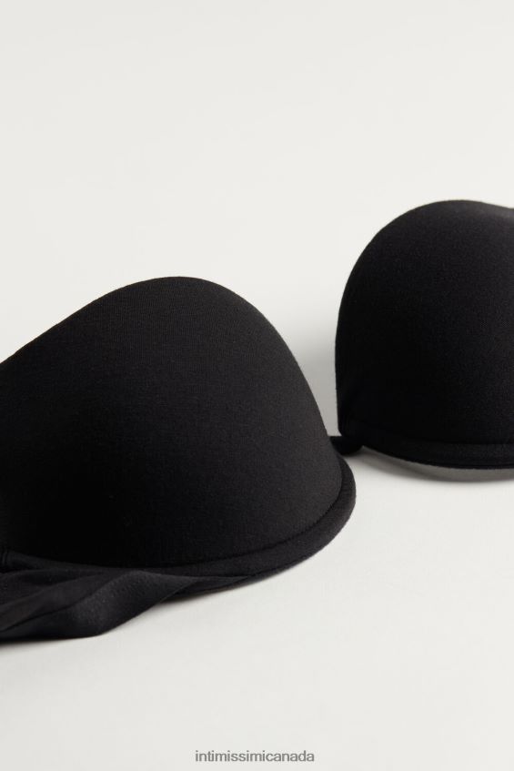 Underwear CA Intimissimi Women Bellissima C Cup Cotton Push-Up Bra 019-Black DD6R6T831 - Image 7