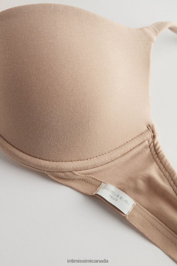 Underwear CA Intimissimi Women Bellissima C Cup Cotton Push-Up Bra 044-Soft Beige DD6R6T828 - Image 7