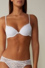 Underwear CA Intimissimi Women Bellissima Lace Push-Up Bra 001-White DD6R6T714
