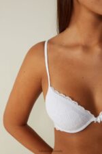 Underwear CA Intimissimi Women Bellissima Lace Push-Up Bra 001-White DD6R6T714 - Image 3