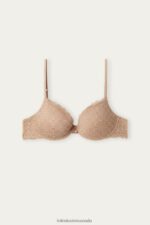 Underwear CA Intimissimi Women Bellissima Lace Push-Up Bra 044-Soft Beige DD6R6T696 - Image 6