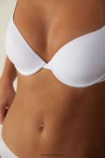 Underwear CA Intimissimi Women Bellissima Microfibre Push-Up Bra 001-White DD6R6T826 - Image 3