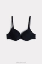 Underwear CA Intimissimi Women Bellissima Microfibre Push-Up Bra 019-Black DD6R6T824 - Image 6