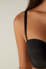 Underwear CA Intimissimi Women Daila Ultralight Microfibre Bandeau Bra 019-Black DD6R6T758 - Image 3