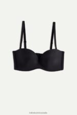 Underwear CA Intimissimi Women Daila Ultralight Microfibre Bandeau Bra 019-Black DD6R6T758 - Image 6