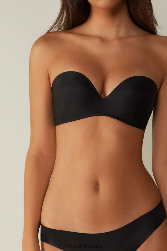 Underwear CA Intimissimi Women Daila Ultralight Microfibre Bandeau Bra 019-Black DD6R6T758 - Image 1
