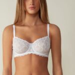 Underwear CA Intimissimi Women Daniela Lace Balconette Bra 001-White DD6R6T674
