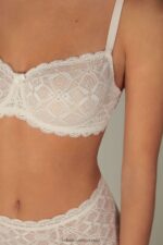 Underwear CA Intimissimi Women Daniela Lace Balconette Bra 2280-Pink Silk DD6R6T683 - Image 3
