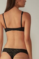 Underwear CA Intimissimi Women Elena Lace Balconette Bra 019-Black DD6R6T692 - Image 5