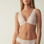 Underwear CA Intimissimi Women Elena Lace Balconette Bra 2280-Pink Silk DD6R6T705
