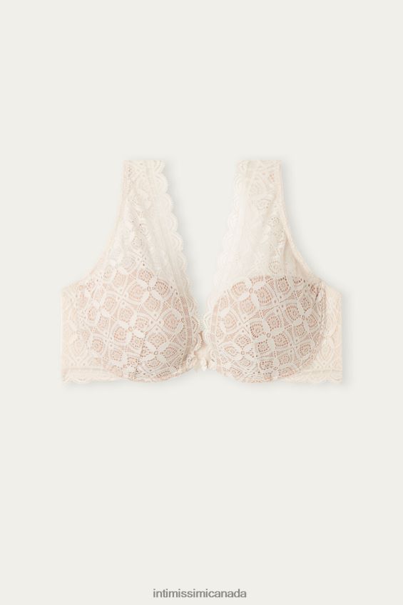 Underwear CA Intimissimi Women Elena Lace Balconette Bra 2280-Pink Silk DD6R6T705 - Image 6